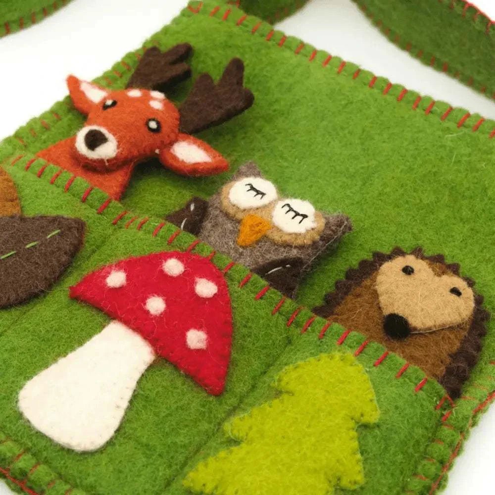 Tas - Vingerpopjes Bosdieren | Fantastic Gifts Shop